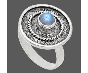 Rainbow Moonstone Ring size-6 SDR244395 R-1439, 5x5 mm