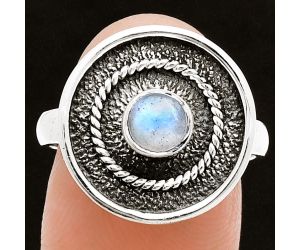 Rainbow Moonstone Ring size-8 SDR244396 R-1439, 5x5 mm