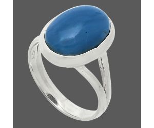 Angelite Ring size-7 SDR244399 R-1005, 10x14 mm