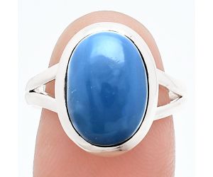 Angelite Ring size-8 SDR244403 R-1005, 10x14 mm