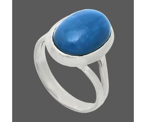 Angelite Ring size-7 SDR244410 R-1005, 10x14 mm