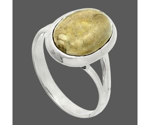 Apache Gold Healer's Gold Ring size-9 SDR244412 R-1005, 10x14 mm