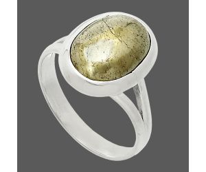 Apache Gold Healer's Gold Ring size-9 SDR244417 R-1005, 10x14 mm