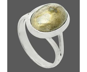 Apache Gold Healer's Gold Ring size-8 SDR244420 R-1005, 10x14 mm