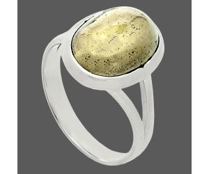 Apache Gold Healer's Gold Ring size-8 SDR244422 R-1005, 10x14 mm