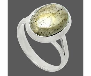 Apache Gold Healer's Gold Ring size-8 SDR244426 R-1005, 10x14 mm