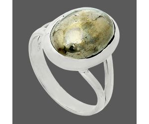 Apache Gold Healer's Gold Ring size-7 SDR244427 R-1005, 10x14 mm