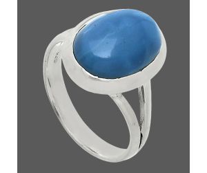 Angelite Ring size-8 SDR244431 R-1005, 10x14 mm