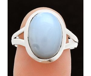 White Opal Ring size-8 SDR244439 R-1005, 10x14 mm