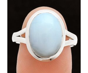 White Opal Ring size-9 SDR244441 R-1005, 10x14 mm