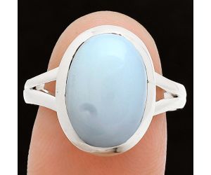 White Opal Ring size-9 SDR244442 R-1005, 10x14 mm