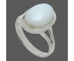 White Opal Ring size-9 SDR244442 R-1005, 10x14 mm