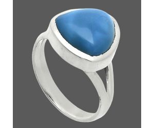 Angelite Ring size-8 SDR244444 R-1005, 12x12 mm