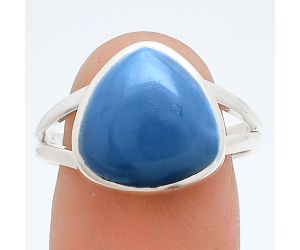 Angelite Ring size-9 SDR244445 R-1005, 12x12 mm