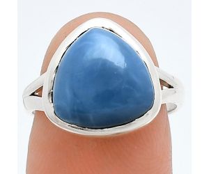 Angelite Ring size-7 SDR244446 R-1005, 12x12 mm