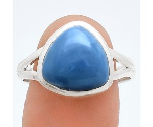 Angelite Ring size-10 SDR244448 R-1005, 12x12 mm