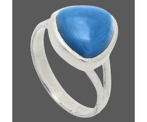 Angelite Ring size-10 SDR244448 R-1005, 12x12 mm