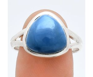 Angelite Ring size-10 SDR244449 R-1005, 12x12 mm