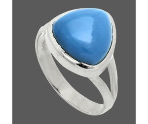 Angelite Ring size-9 SDR244450 R-1005, 12x12 mm