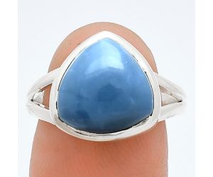 Angelite Ring size-8 SDR244451 R-1005, 12x12 mm