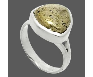 Apache Gold Healer's Gold Ring size-7 SDR244455 R-1005, 12x12 mm