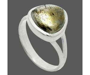 Apache Gold Healer's Gold Ring size-10 SDR244459 R-1005, 12x12 mm