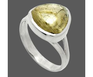 Apache Gold Healer's Gold Ring size-9 SDR244460 R-1005, 12x12 mm