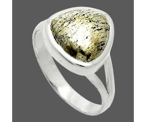 Apache Gold Healer's Gold Ring size-10 SDR244461 R-1005, 12x12 mm