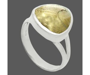 Apache Gold Healer's Gold Ring size-8 SDR244463 R-1005, 12x12 mm