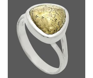 Apache Gold Healer's Gold Ring size-10 SDR244466 R-1005, 12x12 mm