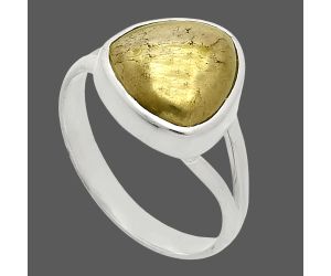 Apache Gold Healer's Gold Ring size-10 SDR244468 R-1005, 12x12 mm