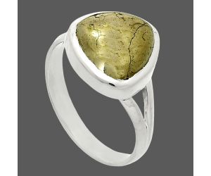 Apache Gold Healer's Gold Ring size-10 SDR244470 R-1005, 12x12 mm