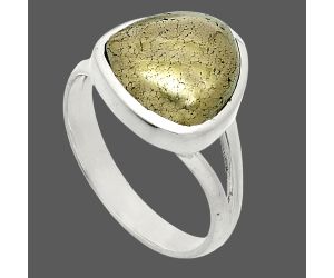 Apache Gold Healer's Gold Ring size-8 SDR244471 R-1005, 12x12 mm