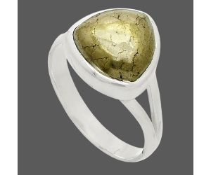 Apache Gold Healer's Gold Ring size-10 SDR244474 R-1005, 12x12 mm