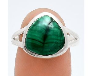 Malachite Eye Ring size-9 SDR244477 R-1005, 12x12 mm