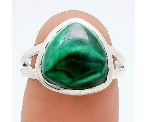 Malachite Eye Ring size-7 SDR244478 R-1005, 12x12 mm