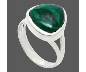 Malachite Eye Ring size-7 SDR244478 R-1005, 12x12 mm