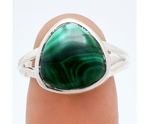 Malachite Eye Ring size-9 SDR244479 R-1005, 12x12 mm