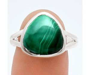 Malachite Eye Ring size-9 SDR244480 R-1005, 12x12 mm