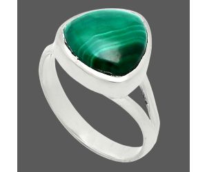 Malachite Eye Ring size-9 SDR244480 R-1005, 12x12 mm