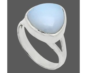 White Opal Ring size-7 SDR244486 R-1005, 12x12 mm