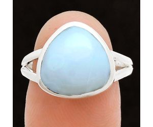 White Opal Ring size-8 SDR244489 R-1005, 12x12 mm