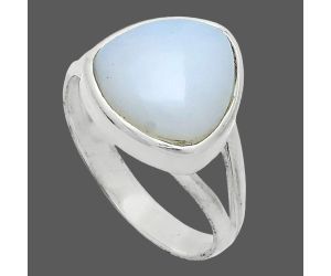 White Opal Ring size-9 SDR244490 R-1005, 12x12 mm