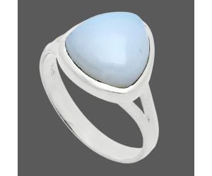 White Opal Ring size-10 SDR244491 R-1005, 12x12 mm