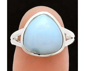 White Opal Ring size-8 SDR244492 R-1005, 12x12 mm