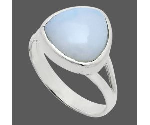 White Opal Ring size-9 SDR244493 R-1005, 12x12 mm