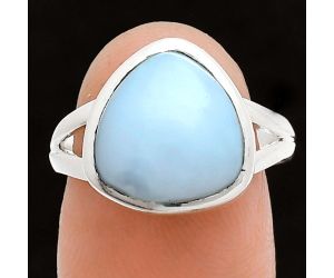 White Opal Ring size-7 SDR244494 R-1005, 12x12 mm