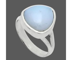 White Opal Ring size-7 SDR244494 R-1005, 12x12 mm