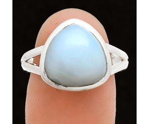 White Opal Ring size-9 SDR244496 R-1005, 12x12 mm