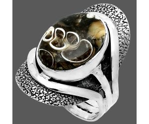 Turtella Jasper Ring size-6 SDR244657 R-1402, 11x15 mm